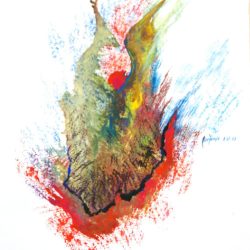 Peinture du poème psychanalytique de Berlende Lamblin : "C'est tout..."