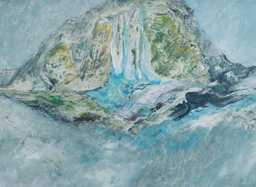 Illustration de la dépression, peinture de Berlende Lamblin, psychanalyste